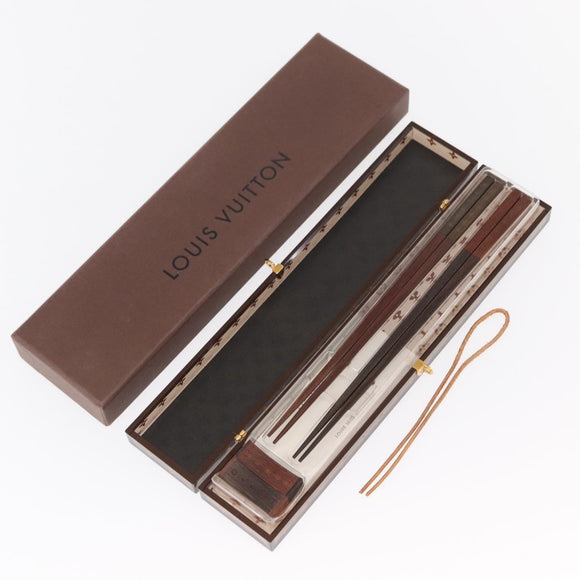 LOUIS VUITTON Monogram Baguette Chop Sticks Wood VIP Only M99171 LV Auth 157821AM