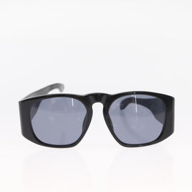 CHANEL COCO Mark Sunglasses plastic Black CC Auth 157822 - 0