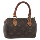 LOUIS VUITTON Monogram Mini Speedy Hand Bag M41534 LV Auth 157825-1