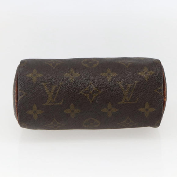 LOUIS VUITTON Monogram Mini Speedy Hand Bag M41534 LV Auth 157825