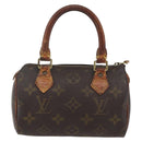 LOUIS VUITTON Monogram Mini Speedy Hand Bag M41534 LV Auth 157825-13