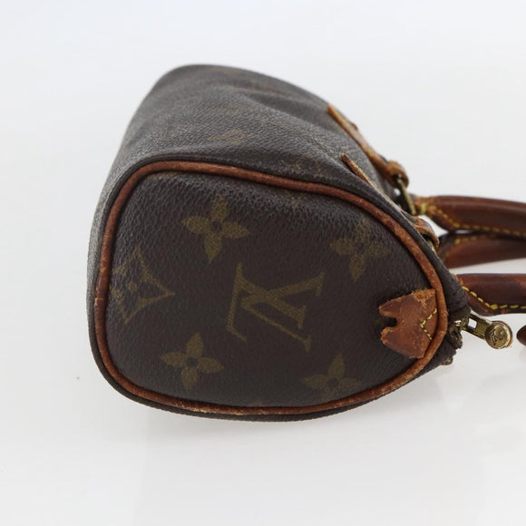 LOUIS VUITTON Monogram Mini Speedy Hand Bag M41534 LV Auth 157825