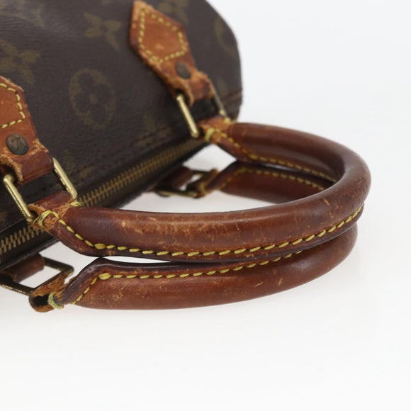 LOUIS VUITTON Monogram Mini Speedy Hand Bag M41534 LV Auth 157825