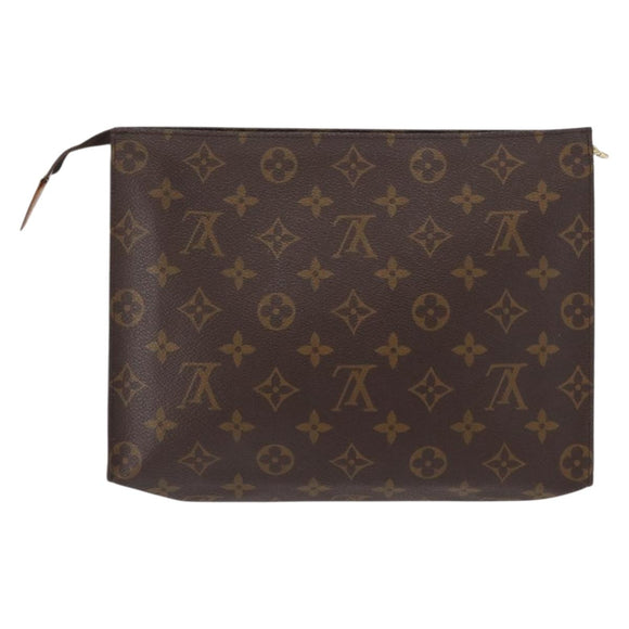 LOUIS VUITTON Monogram Poche Toilette 26 Pouch M47542 LV Auth 157826