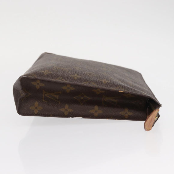 LOUIS VUITTON Monogram Poche Toilette 26 Pouch M47542 LV Auth 157826