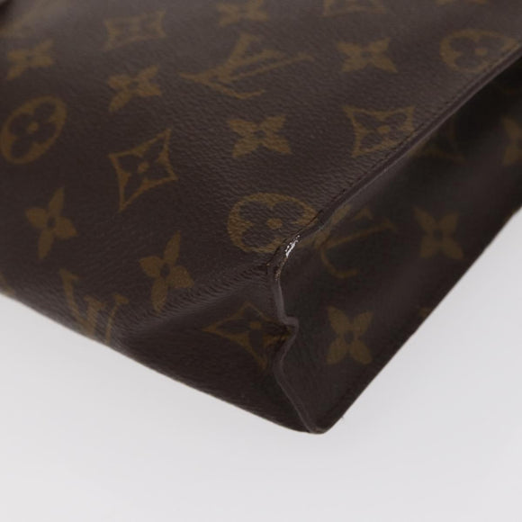 LOUIS VUITTON Monogram Poche Toilette 26 Pouch M47542 LV Auth 157826