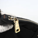 PRADA Shoulder Bag Nylon Black Gold Auth 157828-10