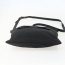 PRADA Shoulder Bag Nylon Black Gold Auth 157828-5