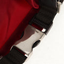 PRADA Shoulder Bag Nylon Red Silver Auth 157829-16