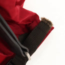 PRADA Shoulder Bag Nylon Red Silver Auth 157829-9