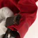 PRADA Shoulder Bag Nylon Red Silver Auth 157829-10