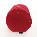 PRADA Shoulder Bag Nylon Red Silver Auth 157829-5