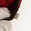 PRADA Shoulder Bag Nylon Red Silver Auth 157829-12