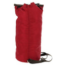 PRADA Shoulder Bag Nylon Red Silver Auth 157829-2