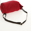 PRADA Shoulder Bag Nylon Red Silver Auth 157829-7