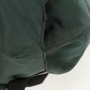 PRADA Backpack Nylon Green Silver Auth 157830-15