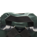 PRADA Backpack Nylon Green Silver Auth 157830-16