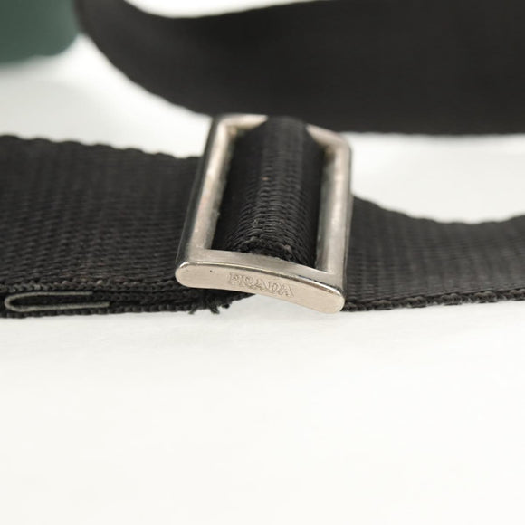 PRADA Backpack Nylon Green Silver Auth 157830