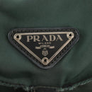 PRADA Backpack Nylon Green Silver Auth 157830-28