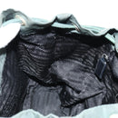 PRADA Backpack Nylon Green Silver Auth 157830-31