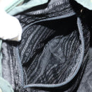 PRADA Backpack Nylon Green Silver Auth 157830-34