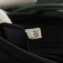 PRADA Backpack Nylon Green Silver Auth 157830-12