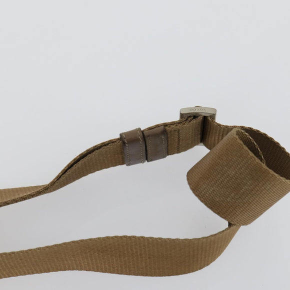 PRADA Hand Bag Nylon 3 Set Green Beige Auth 157831