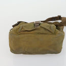 PRADA Hand Bag Nylon 3 Set Green Beige Auth 157831-14