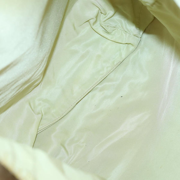 PRADA Hand Bag Nylon 3 Set Green Beige Auth 157831