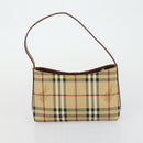 CELINE Burberry Shoulder Bag Leather PVC 2 Set Brown Black Auth 157832-11