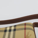 CELINE Burberry Shoulder Bag Leather PVC 2 Set Brown Black Auth 157832-14