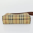 CELINE Burberry Shoulder Bag Leather PVC 2 Set Brown Black Auth 157832-15