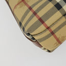 CELINE Burberry Shoulder Bag Leather PVC 2 Set Brown Black Auth 157832-16