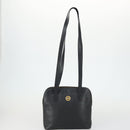 CELINE Burberry Shoulder Bag Leather PVC 2 Set Brown Black Auth 157832-2