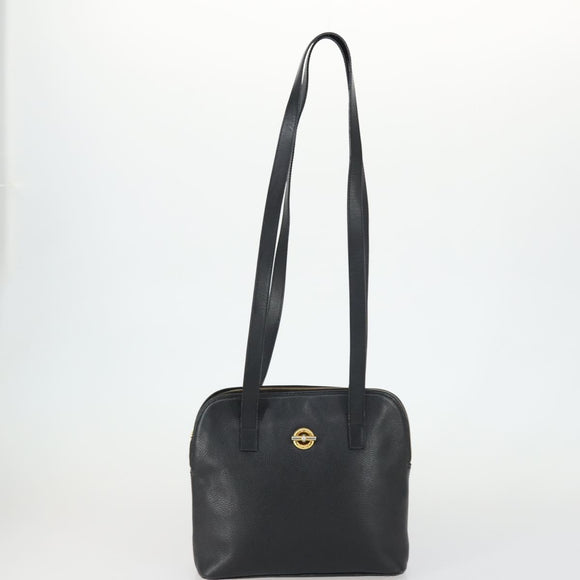 CELINE Burberry Shoulder Bag Leather PVC 2 Set Brown Black Auth 157832