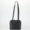 CELINE Burberry Shoulder Bag Leather PVC 2 Set Brown Black Auth 157832-3