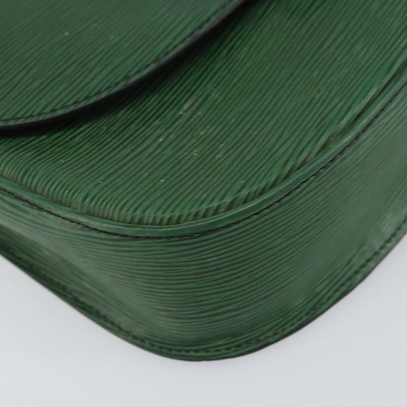 LOUIS VUITTON Epi Saint Cloud GM Shoulder Bag Green M52194 LV Auth 157851