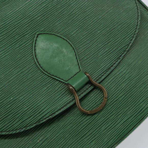 LOUIS VUITTON Epi Saint Cloud GM Shoulder Bag Green M52194 LV Auth 157851