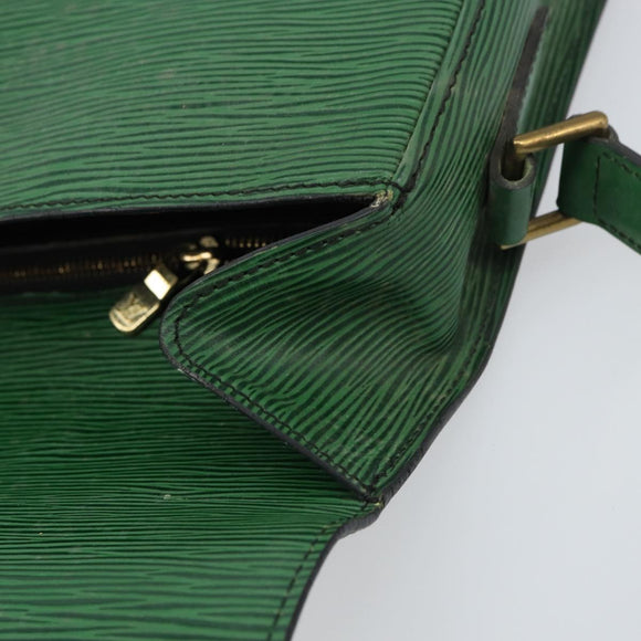 LOUIS VUITTON Epi Saint Cloud GM Shoulder Bag Green M52194 LV Auth 157851