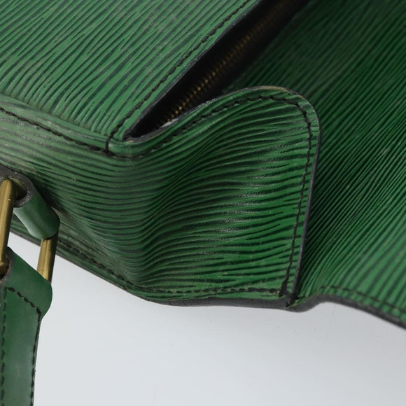 LOUIS VUITTON Epi Saint Cloud GM Shoulder Bag Green M52194 LV Auth 157851