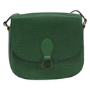 LOUIS VUITTON Epi Saint Cloud GM Shoulder Bag Green M52194 LV Auth 157851-13