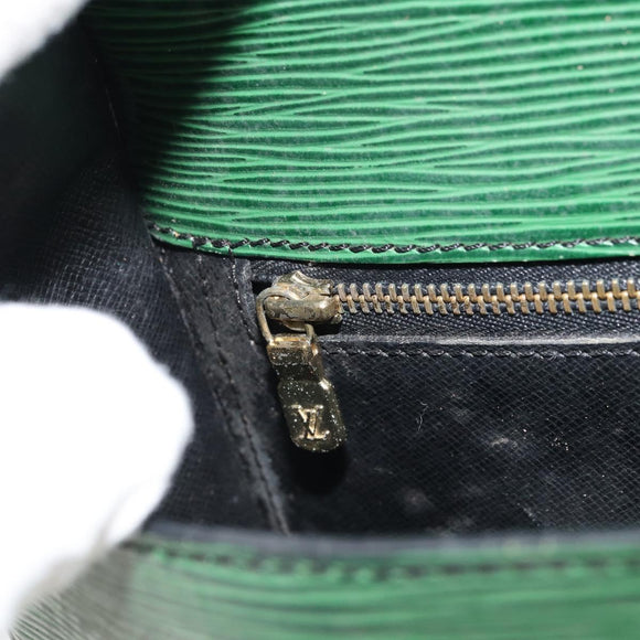 LOUIS VUITTON Epi Saint Cloud GM Shoulder Bag Green M52194 LV Auth 157851