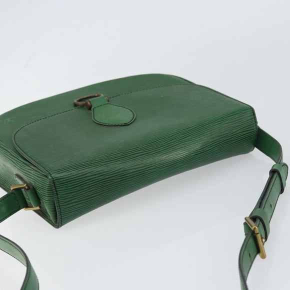 LOUIS VUITTON Epi Saint Cloud GM Shoulder Bag Green M52194 LV Auth 157851