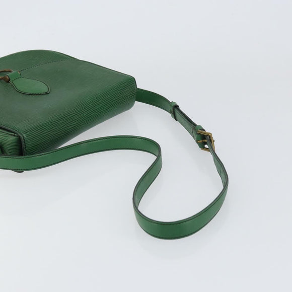 LOUIS VUITTON Epi Saint Cloud GM Shoulder Bag Green M52194 LV Auth 157851