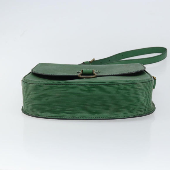 LOUIS VUITTON Epi Saint Cloud GM Shoulder Bag Green M52194 LV Auth 157851
