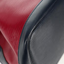 LOUIS VUITTON Epi Petit Noe Shoulder Bag Tricolor Purple Red Navy Auth 157854V-15