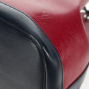 LOUIS VUITTON Epi Petit Noe Shoulder Bag Tricolor Purple Red Navy Auth 157854V-16