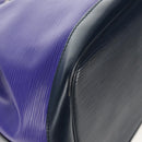 LOUIS VUITTON Epi Petit Noe Shoulder Bag Tricolor Purple Red Navy Auth 157854V-17