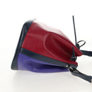 LOUIS VUITTON Epi Petit Noe Shoulder Bag Tricolor Purple Red Navy Auth 157854V-4
