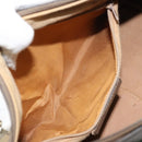 GUCCI GG Supreme Web Sherry Line Bag PVC Beige Gold 116 02 006 Auth 157857-23